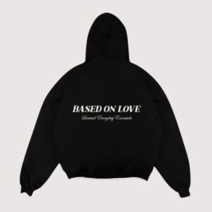 99 Based Antiq Logo Zip Hoodie Black