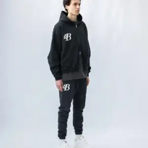 99 Based Antiq Logo Zip Vintage Hoodie