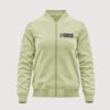 99 Based Leather Zipper Jacket Camel