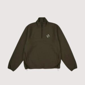 99 Based Logo Fleece Half Olive Zip