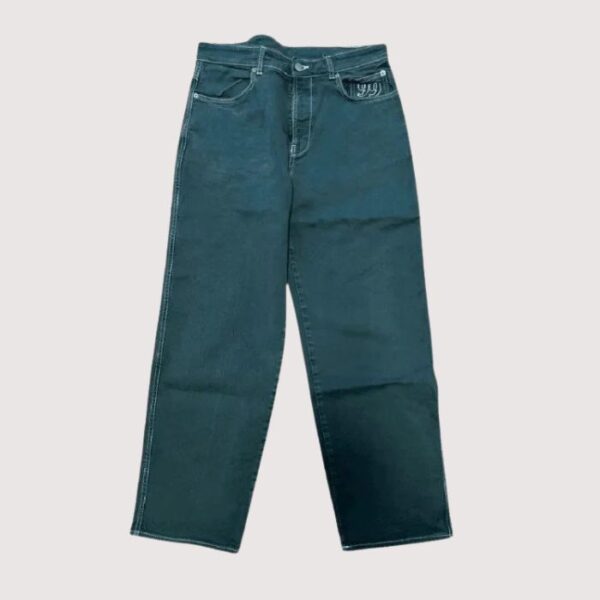 99 Based Logo Vintage Jeans Green