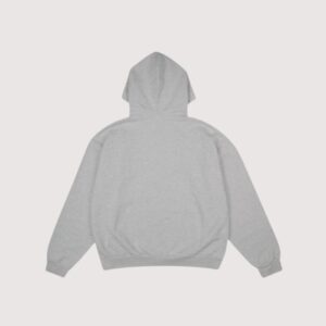 99 Based Logo Zip Hoodie Grey Melange