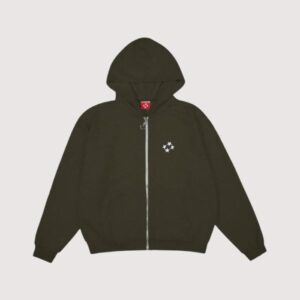 99 Based Zip Hoodie Olive