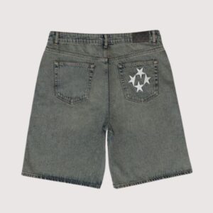 99 Based Shining Stars Denim Shorts Desert Blue