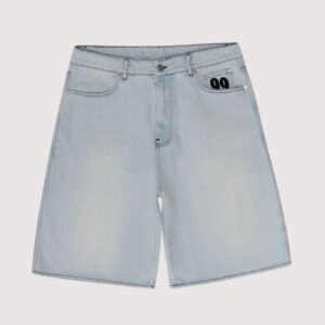 99 Based Shining Stars Denim Shorts – Light Blue