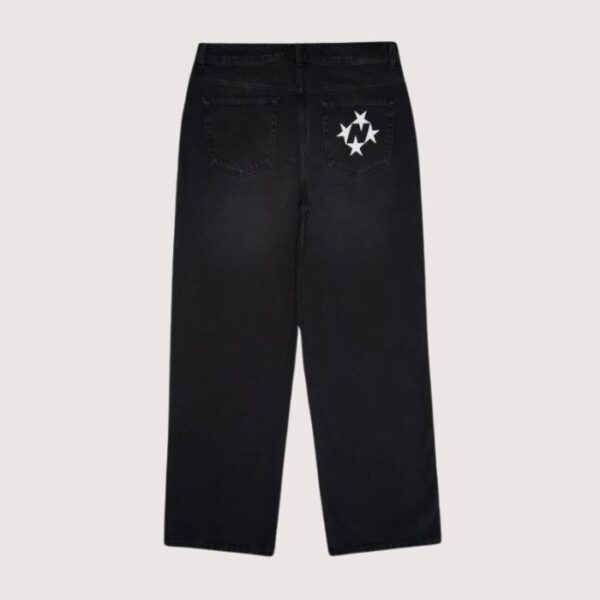 99 Based Shining Stars Jeans Washed Black