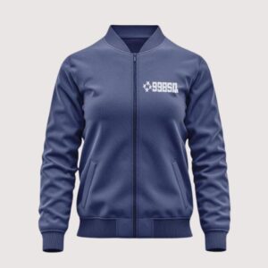 99 Based Sports Zipper Jacket Navy Blue
