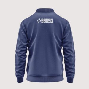 99 Based Sports Zipper Jacket Navy Blue